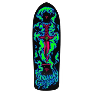 Powell Peralta Bones Brigade Tommy Guerrero Flaming Dagger Blacklight Deck Series 14 - 9.75"