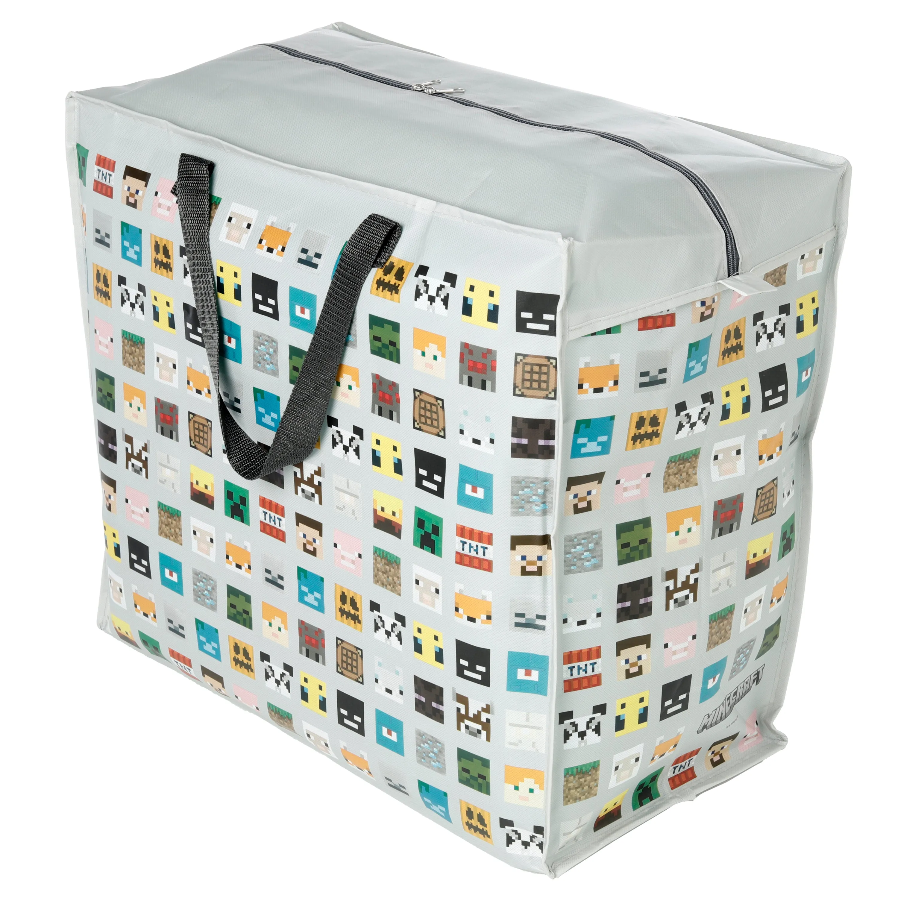 Practical Laundry & Storage Bag - Minecraft Faces