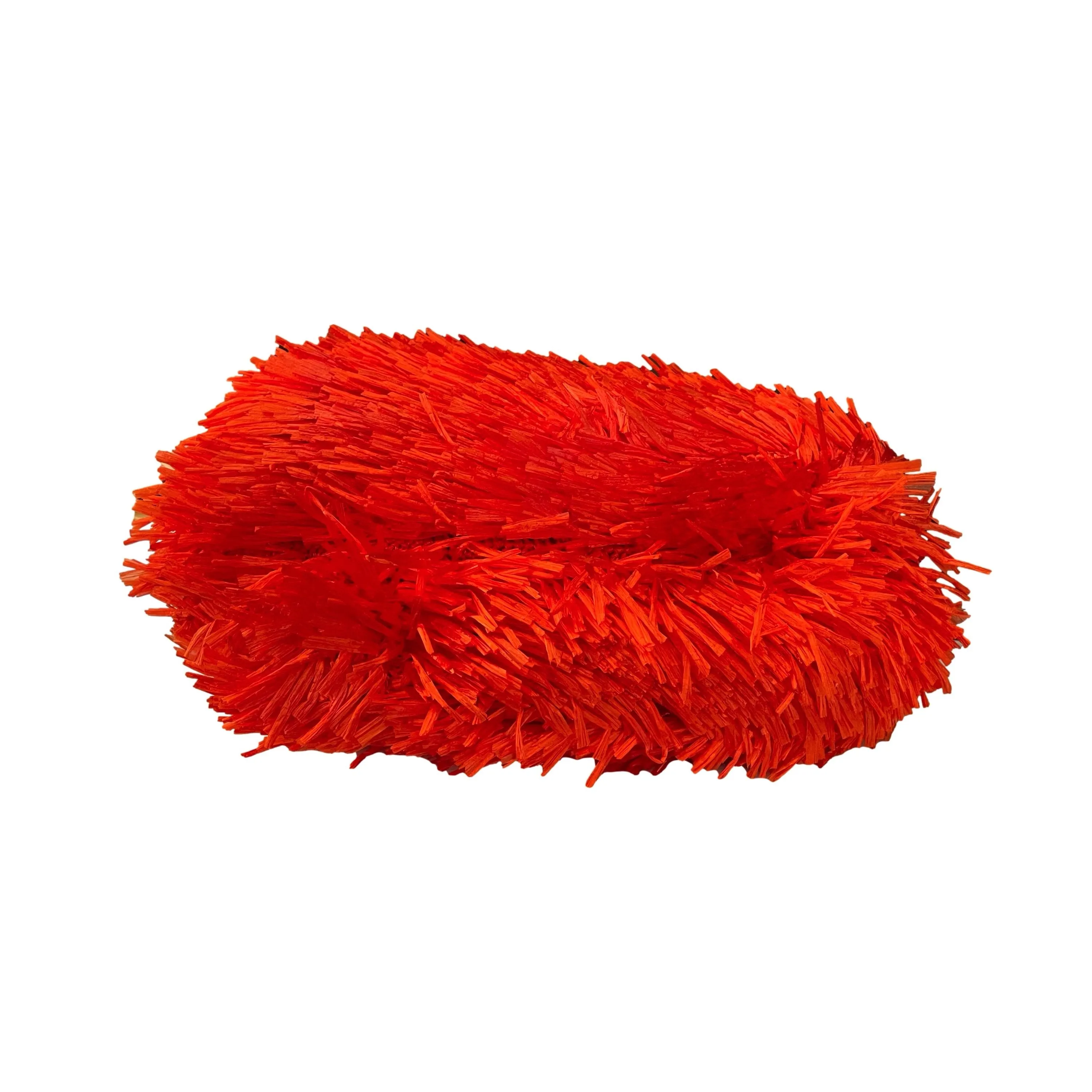 Prada Orange Textured Jumbo Top Handle Bag