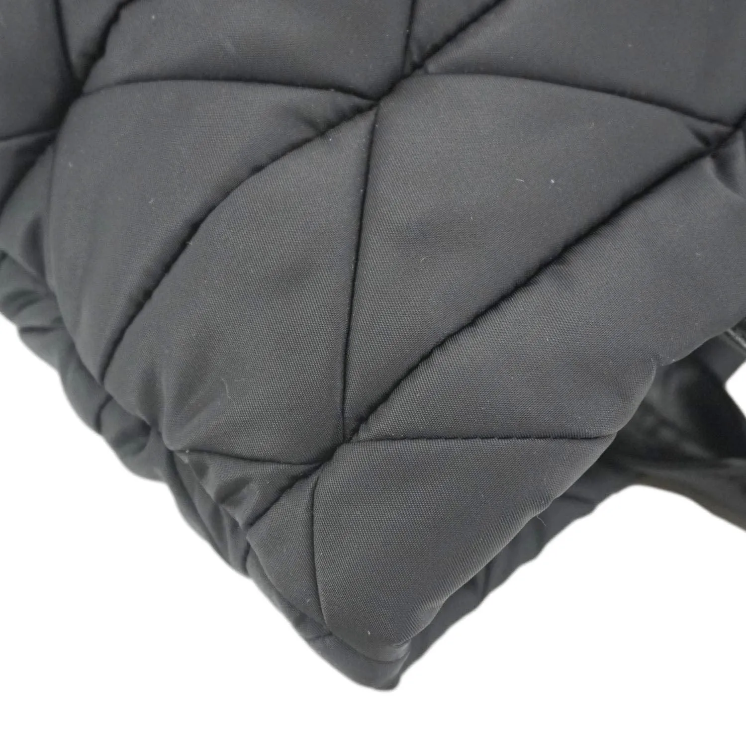 PRADA Padded Re-Nylon Tote Bag  Black