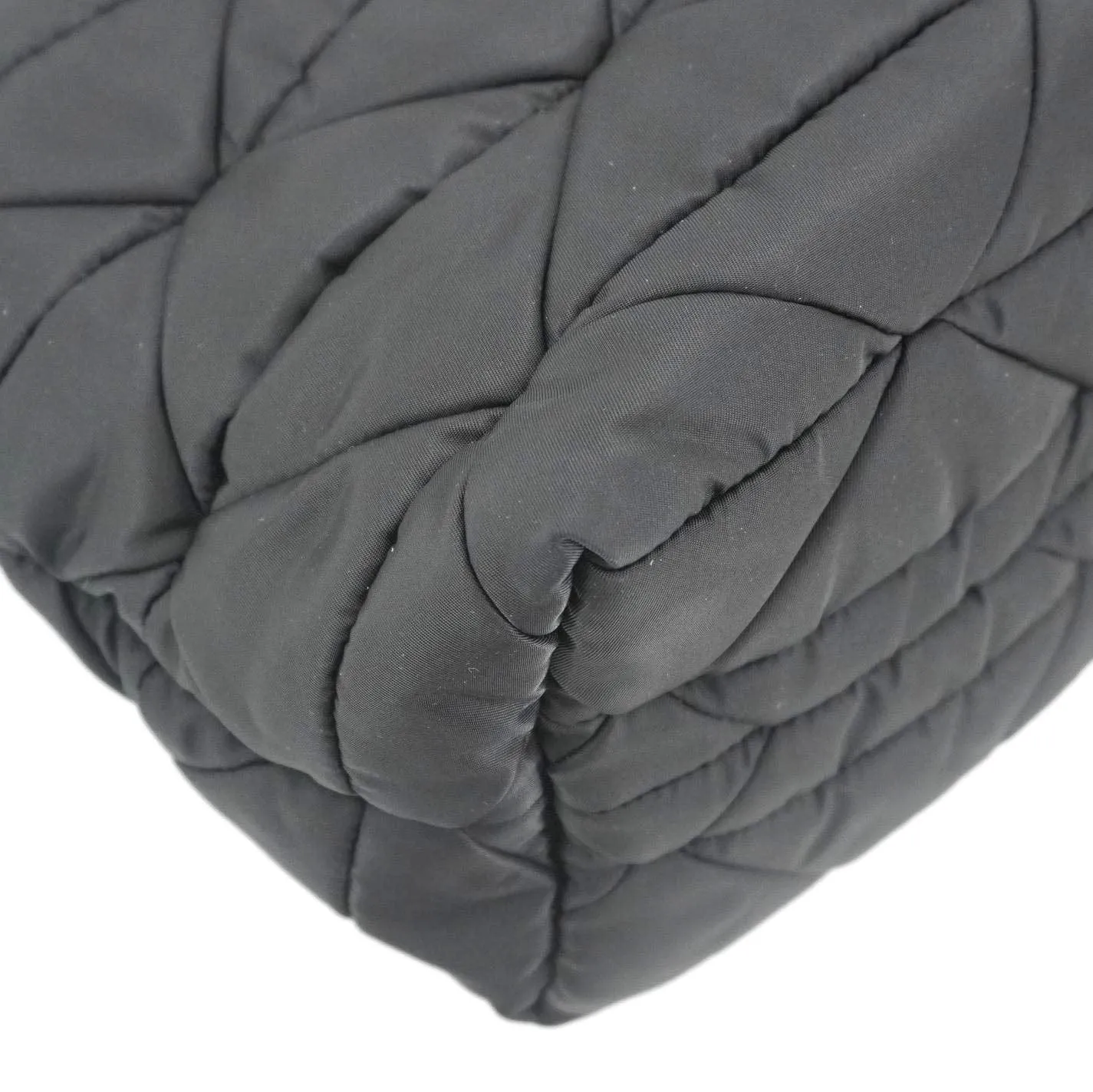 PRADA Padded Re-Nylon Tote Bag  Black