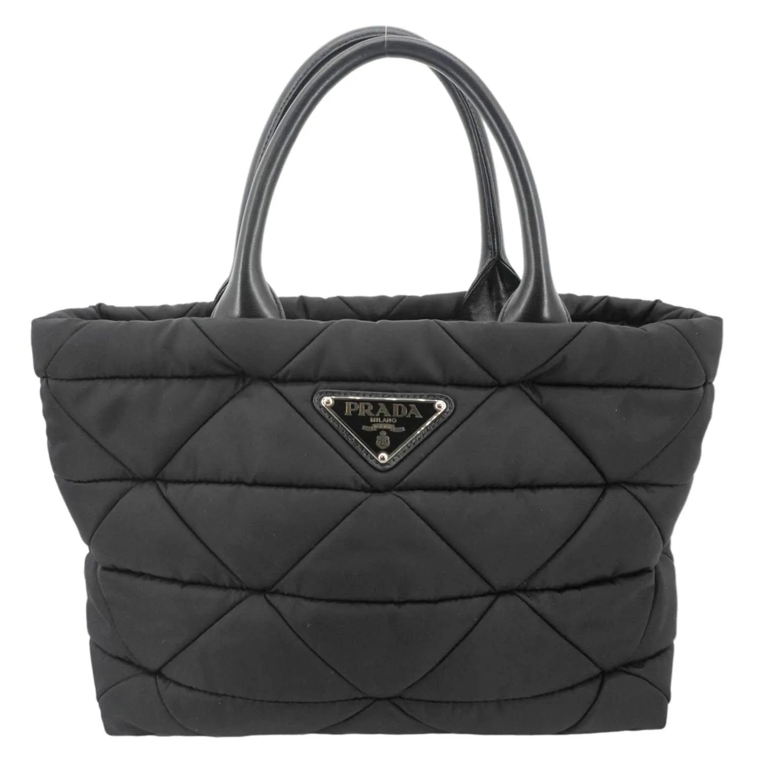 PRADA Padded Re-Nylon Tote Bag  Black