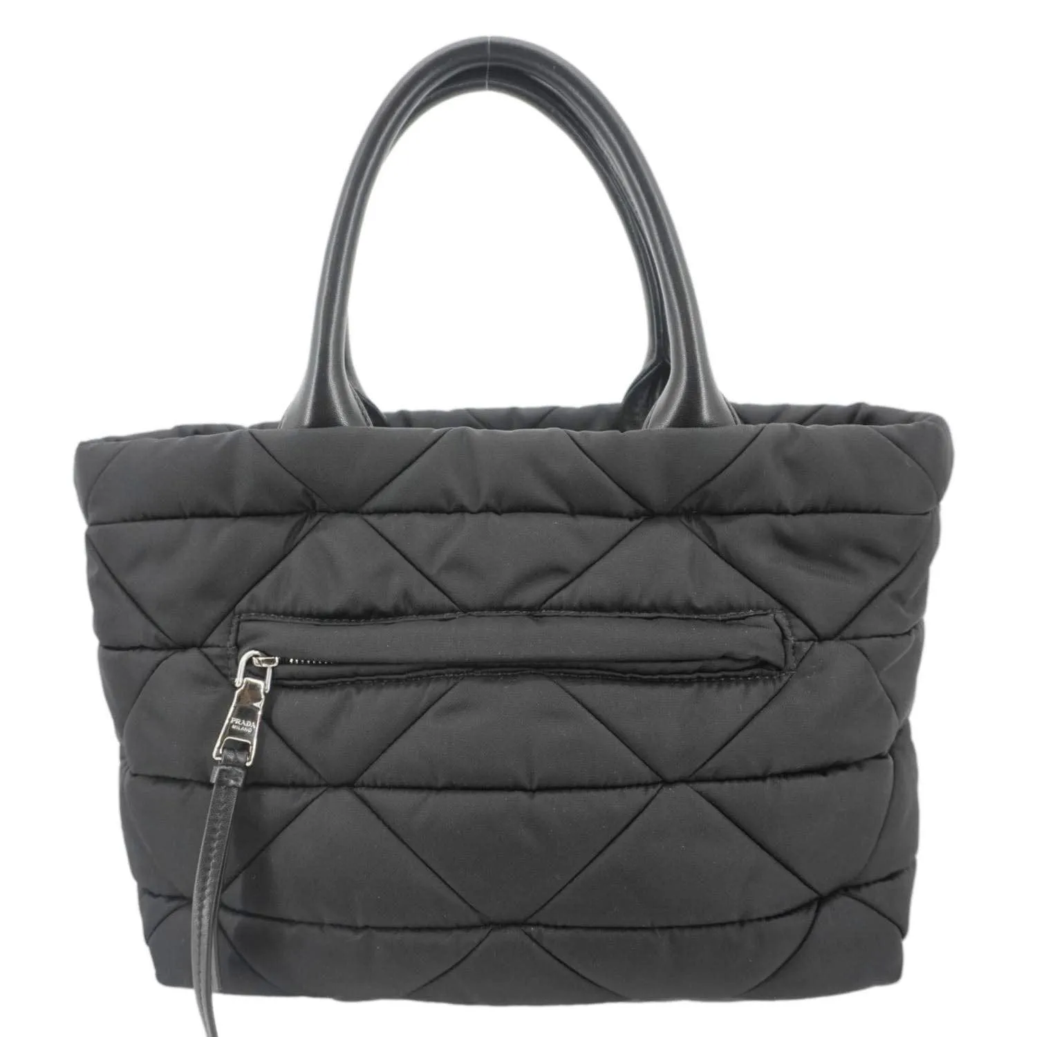 PRADA Padded Re-Nylon Tote Bag  Black