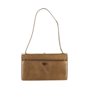 Prada Tan Textured Shoulder Bag
