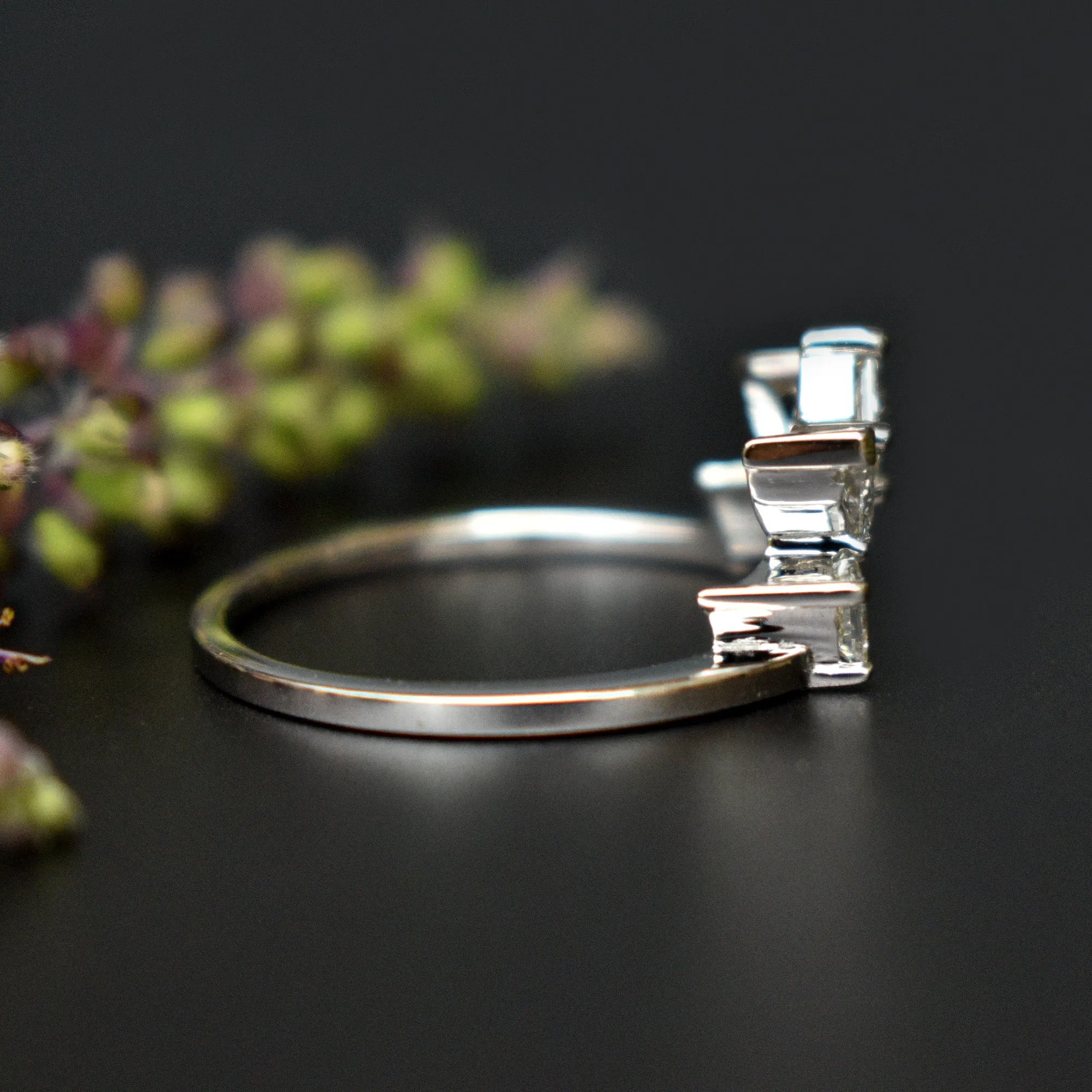 Princess & Marquise Diamond Stack Ring