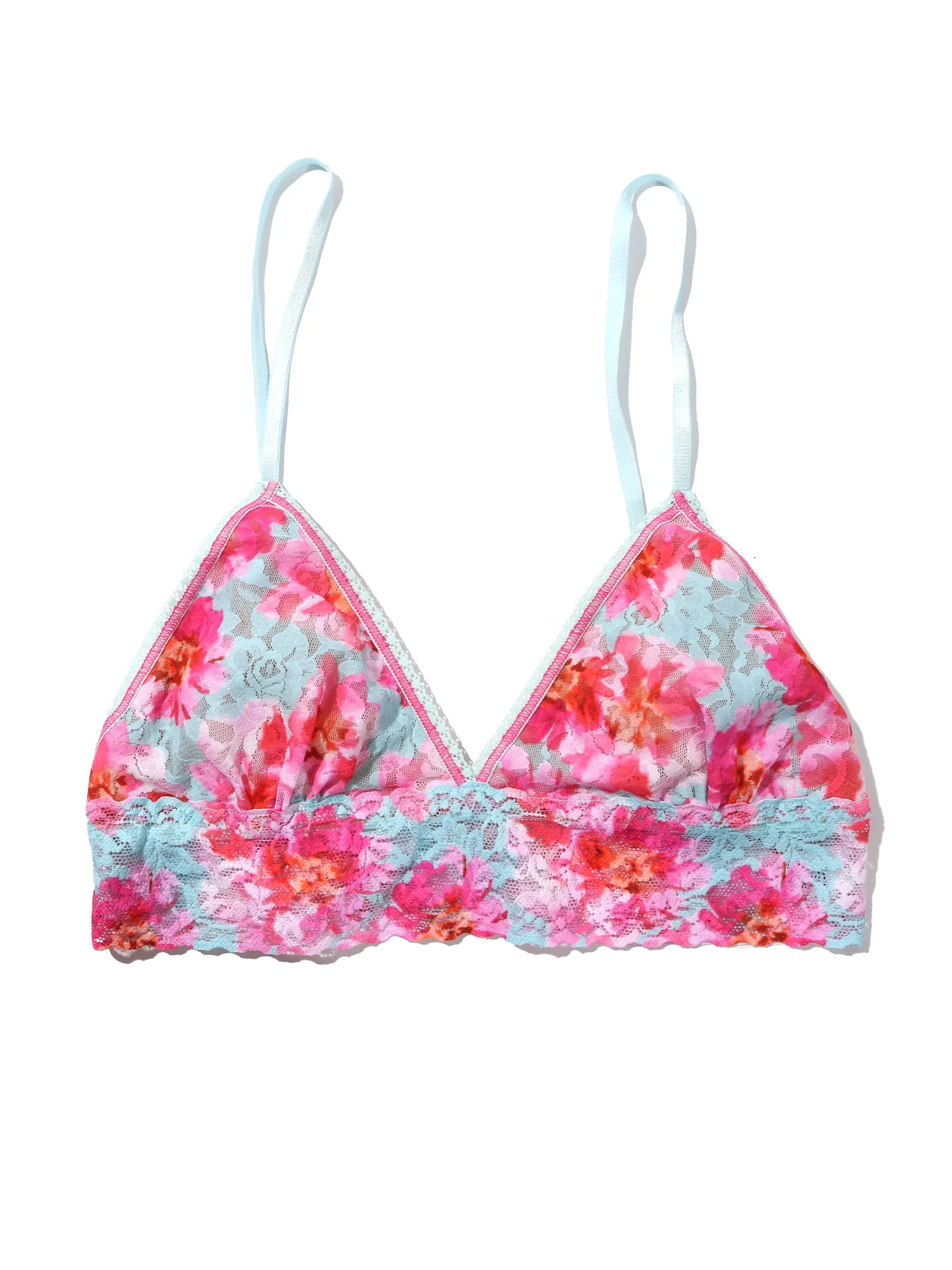 Printed Signature Lace® Padded Triangle Bralette First Bloom