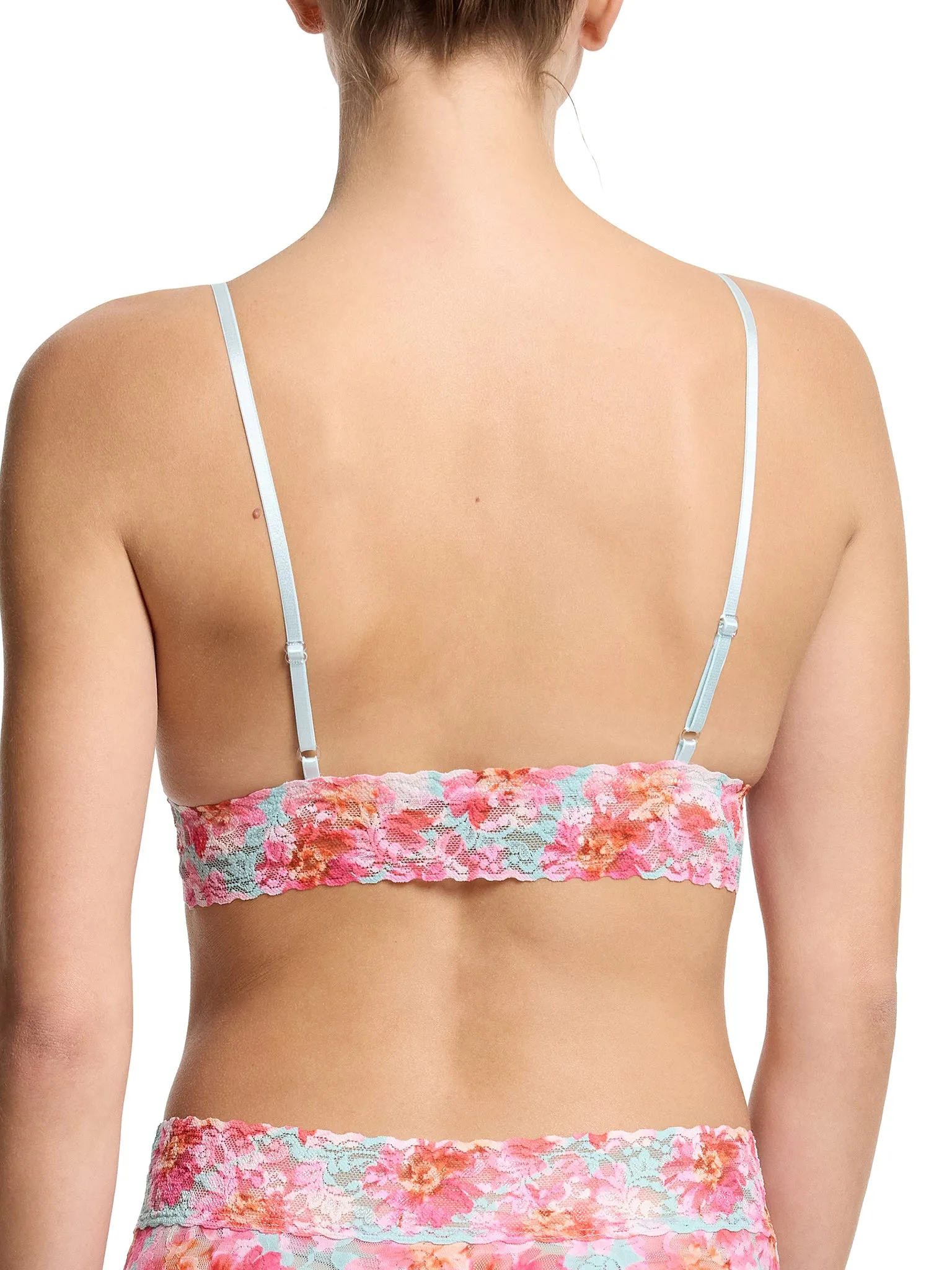 Printed Signature Lace® Padded Triangle Bralette First Bloom