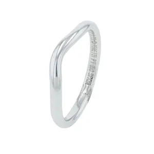PT950 Tiffany & Co. Curved Band