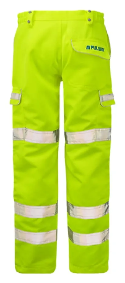 PULSAR High Visibility Combat Trousers Mens Hi Vis Cargo Trousers-P346