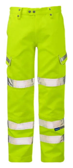 PULSAR High Visibility Combat Trousers Mens Hi Vis Cargo Trousers-P346