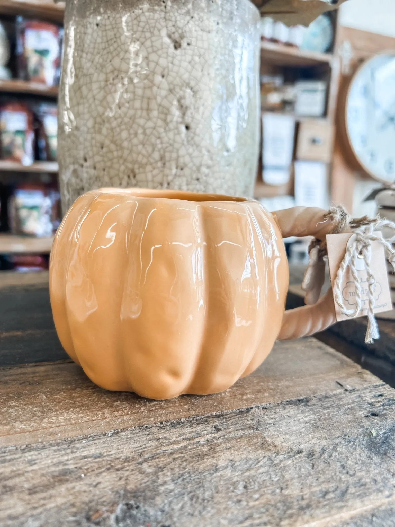 Pumpkin Shaped Mug