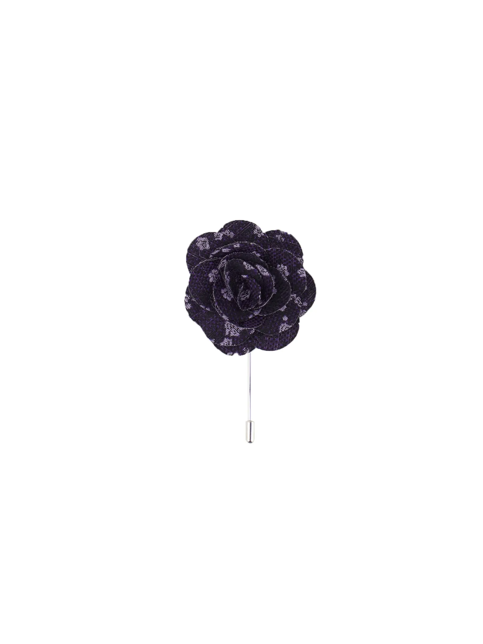 Purple & Lavender Floral Lapel Pin
