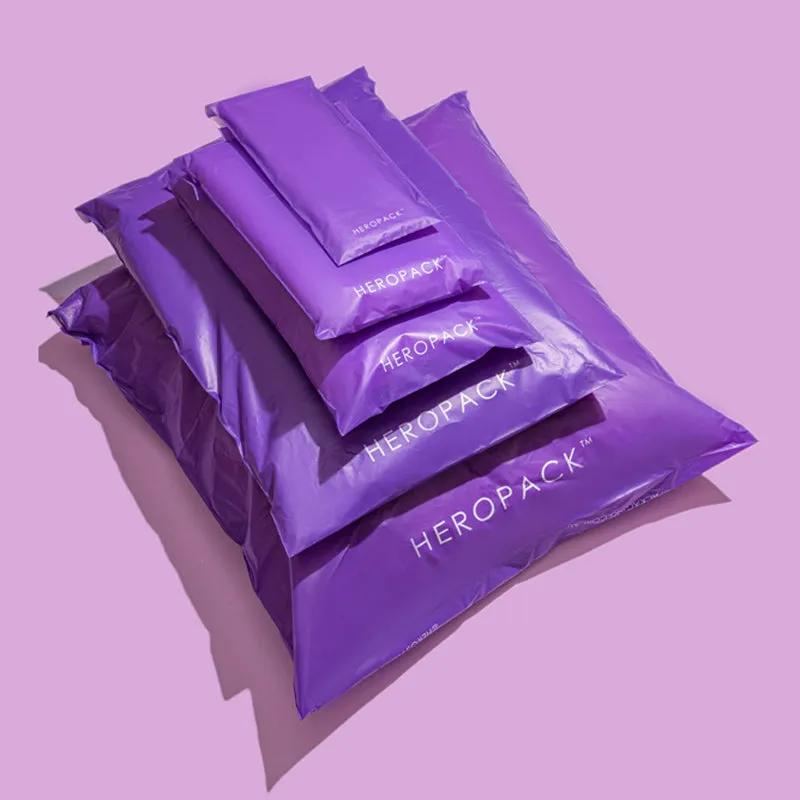 Purple Home Compostable HEROPACK Mailers - from pks of 25