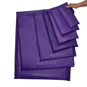 Purple Home Compostable HEROPACK Mailers - from pks of 25