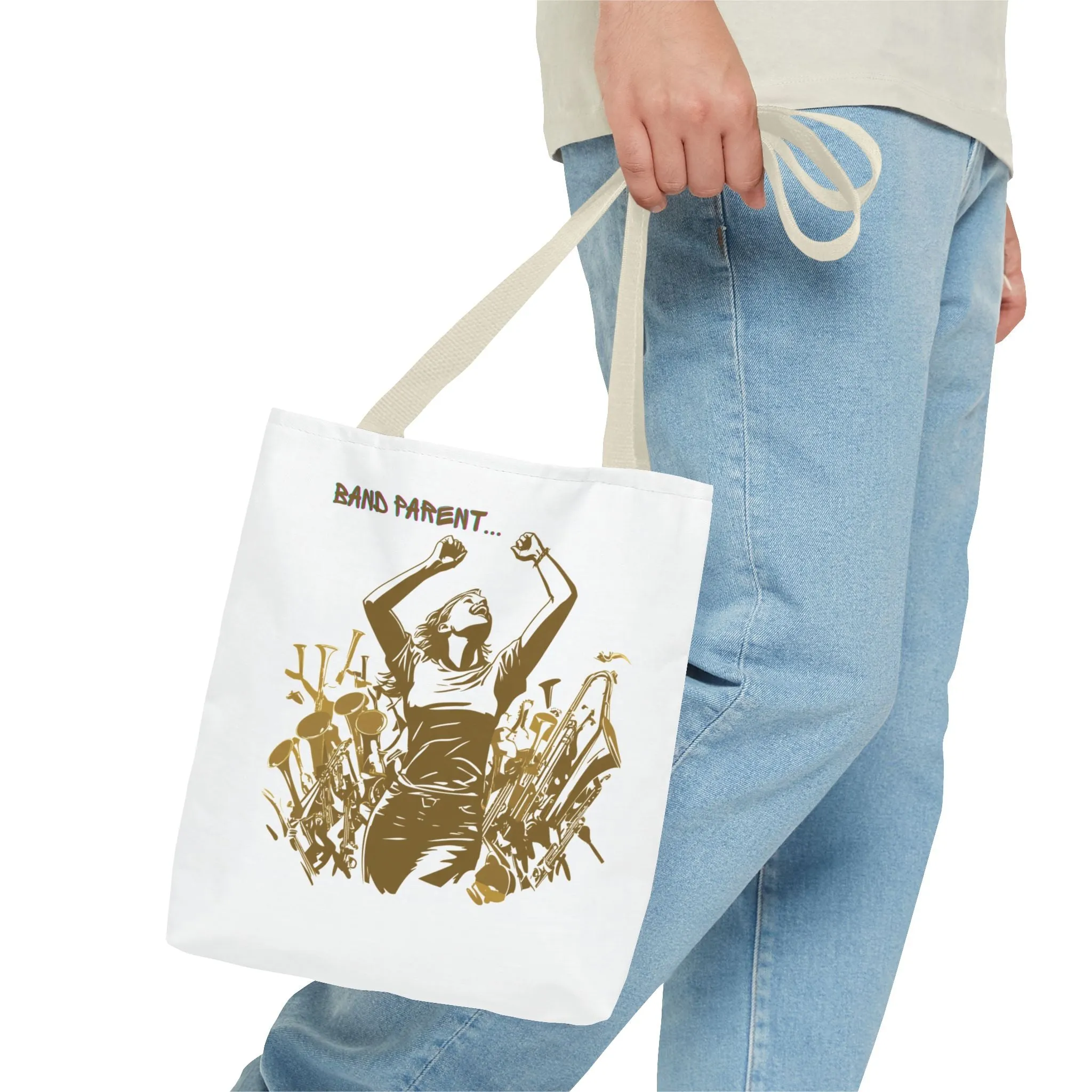 "Band Parent" Tote Bag (AOP)