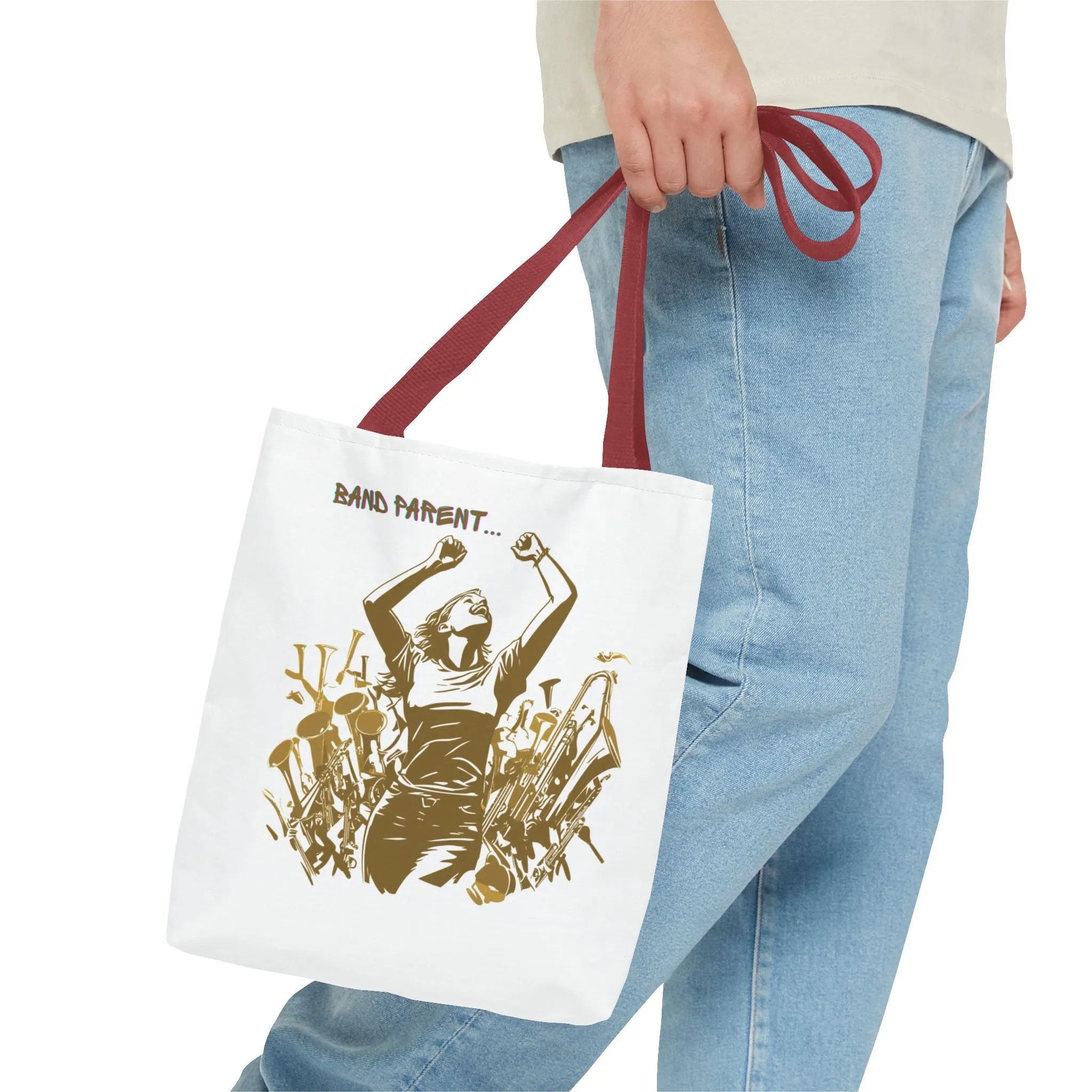"Band Parent" Tote Bag (AOP)
