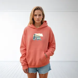 "Bear Bridge" Relaxed Fit Classic Unisex Hoodie
