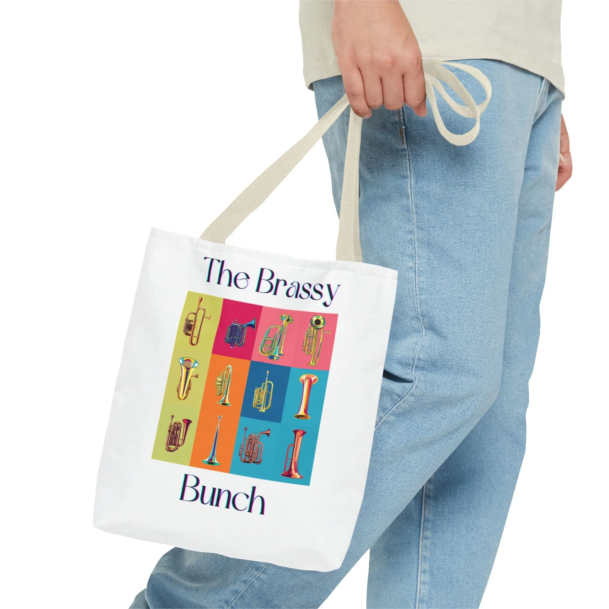 "Brassy Bunch" Tote Bag (AOP)