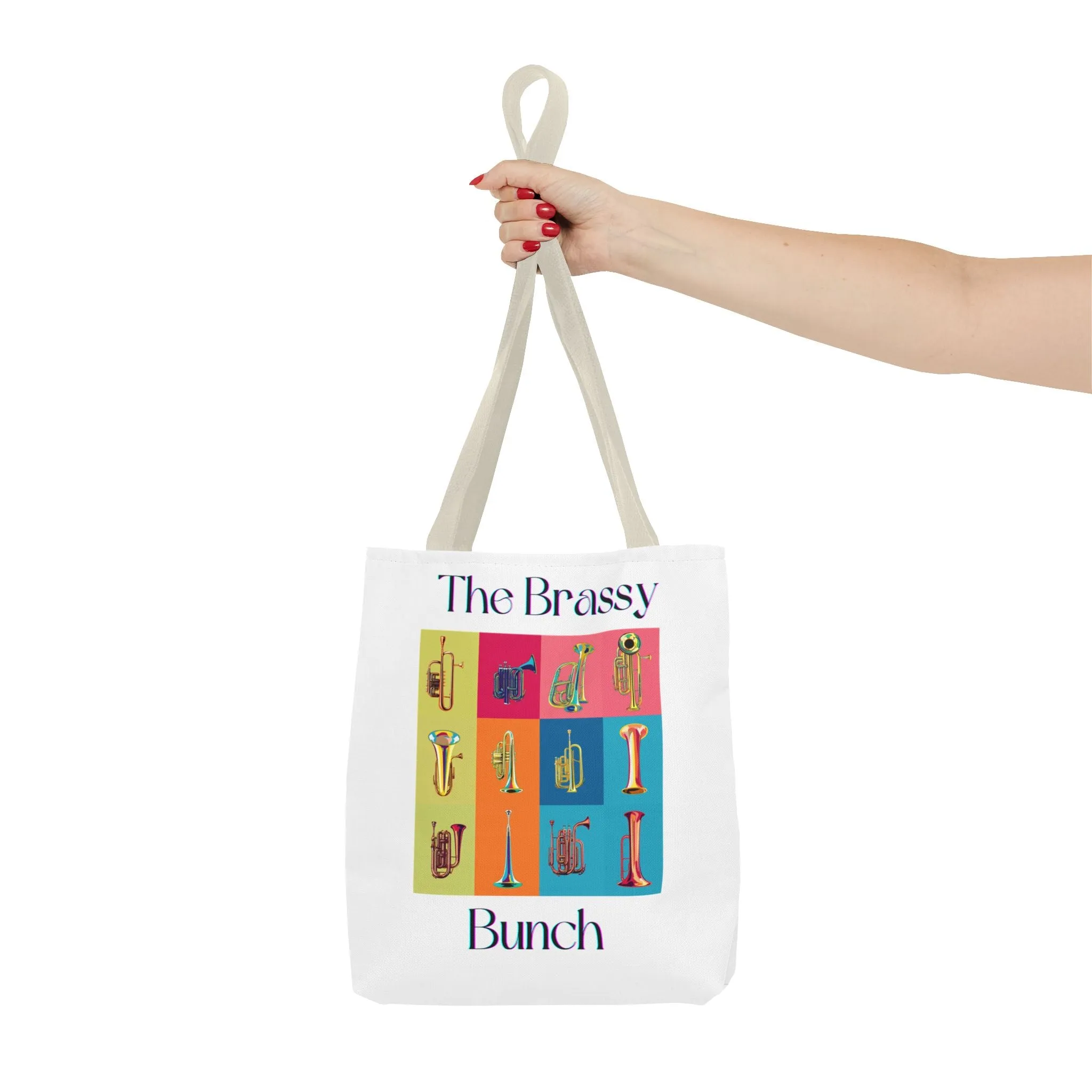 "Brassy Bunch" Tote Bag (AOP)