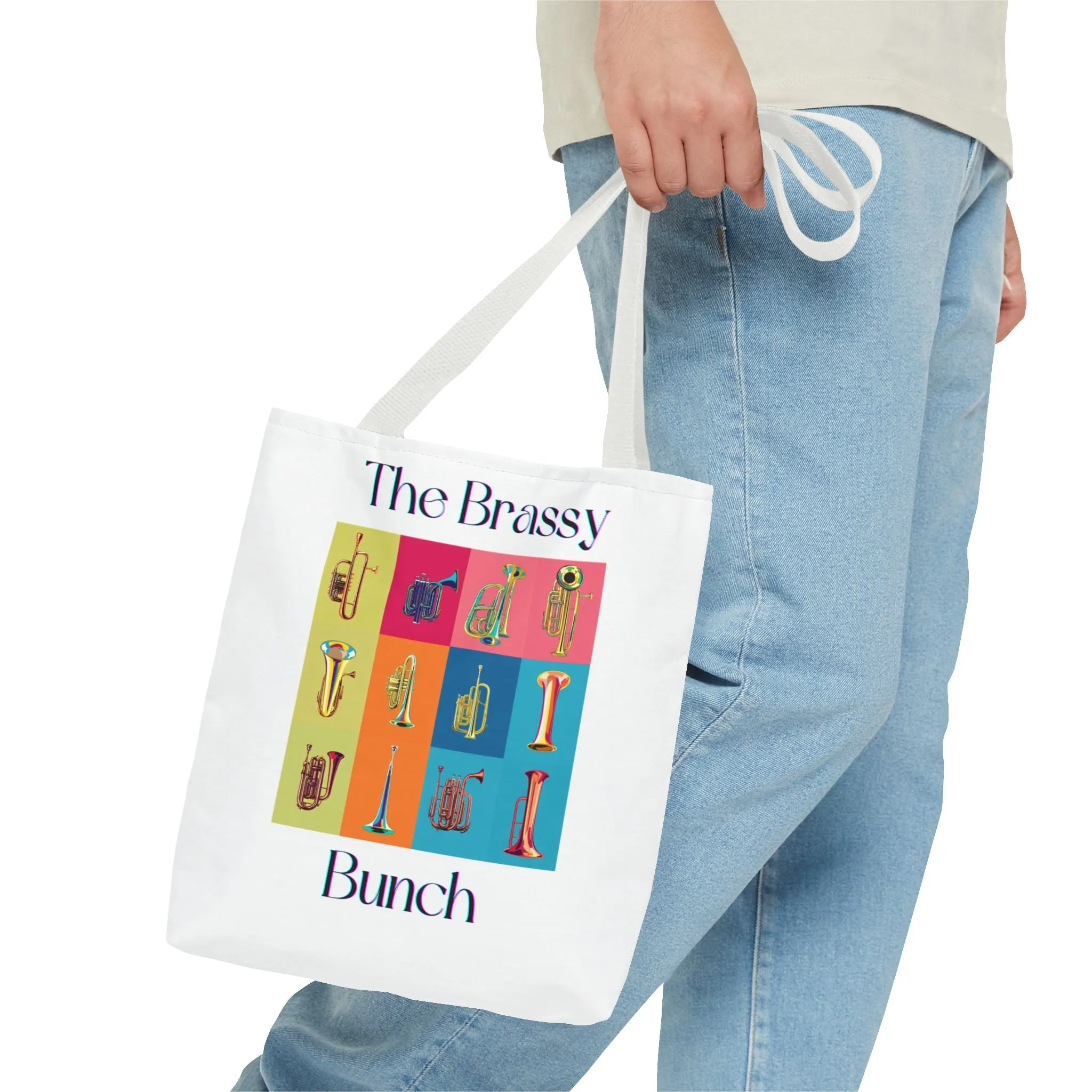 "Brassy Bunch" Tote Bag (AOP)