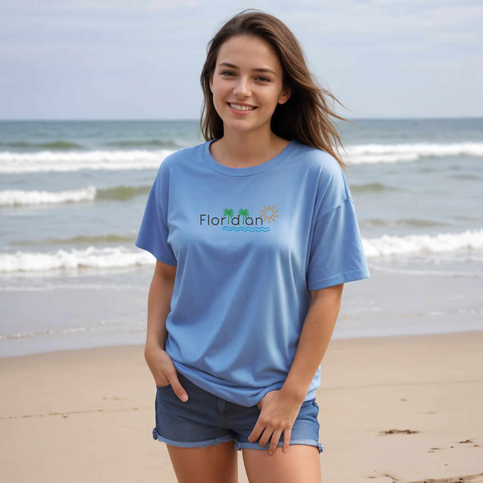 "Floridian" Relaxed Fit Crew Unisex T-Shirt