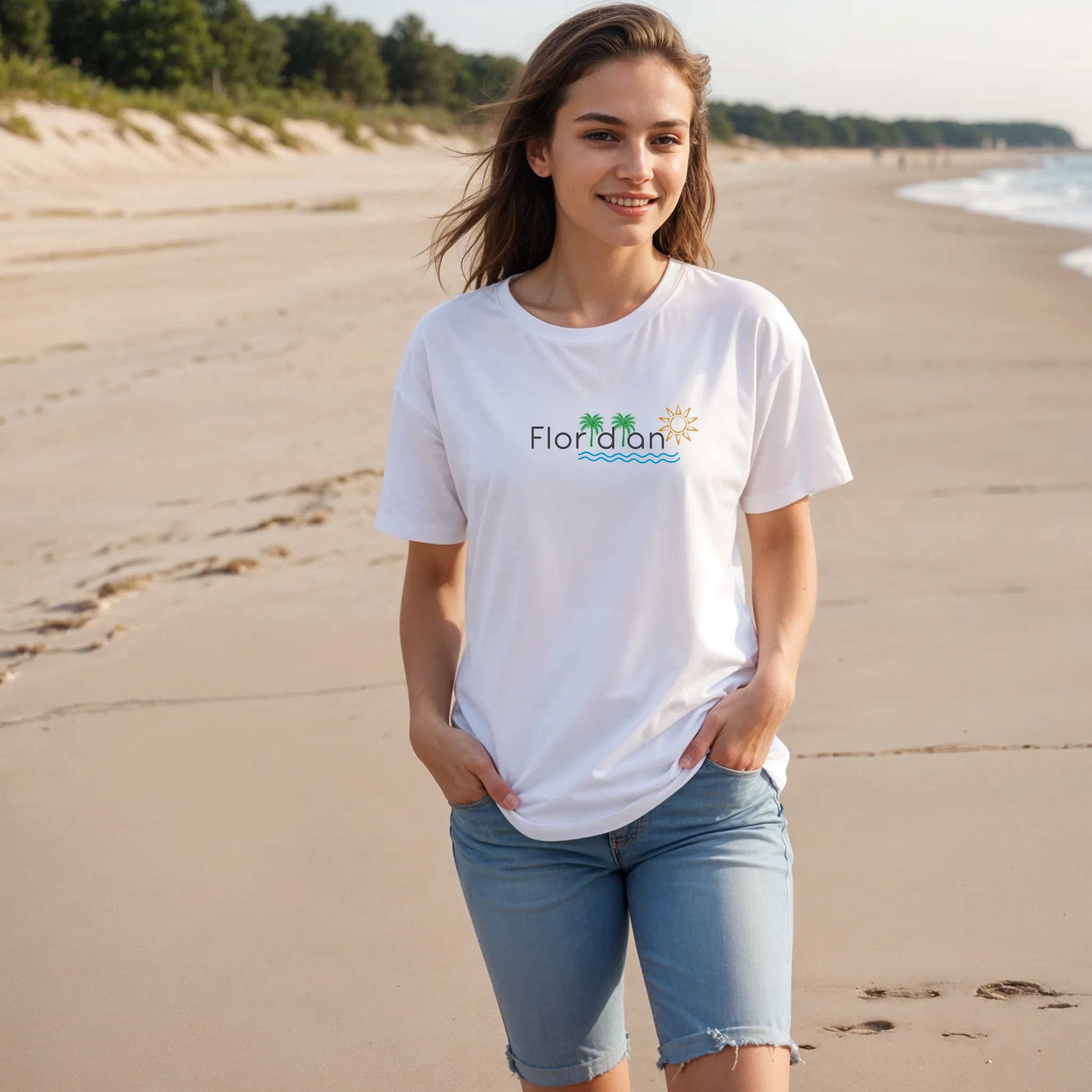 "Floridian" Relaxed Fit Crew Unisex T-Shirt