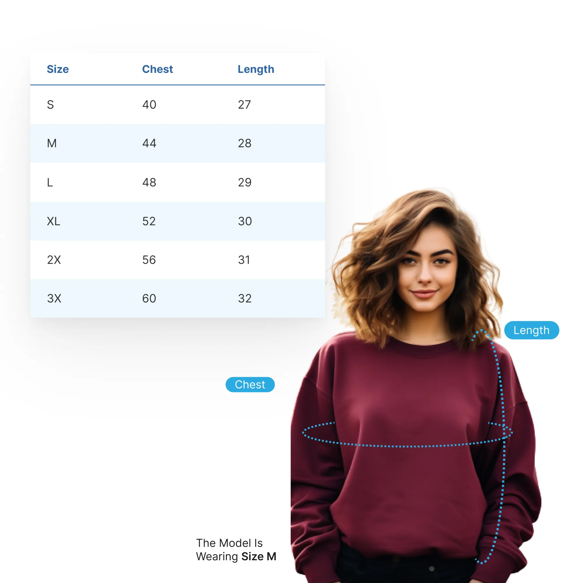"Lake Michigan" Relaxed Fit Classic Crew Unisex Sweatshirt