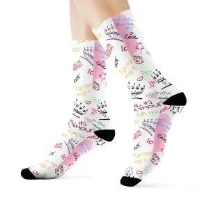 "RIOT Graffiti" Crew Socks