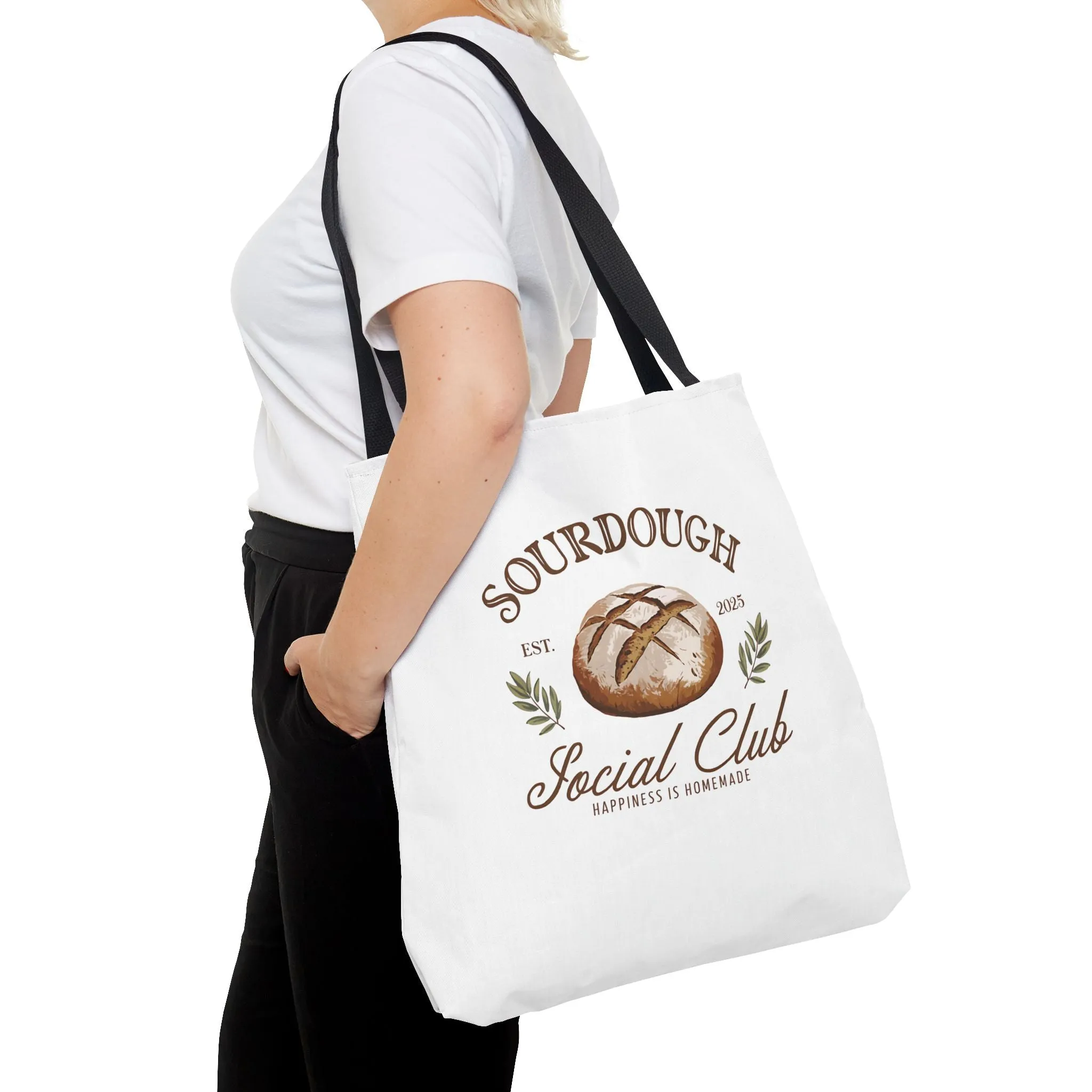 "Sourdough Social Club" Tote Bag