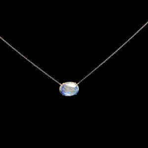 Rainbow Moonstone Necklace