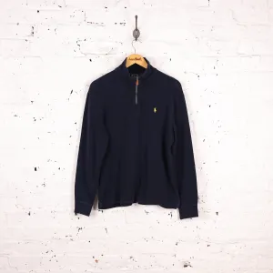 Ralph Lauren 1/4 Zip Sweatshirt - Blue - M