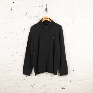 Ralph Lauren 1/4 Zip Sweatshirt - Grey - XXL