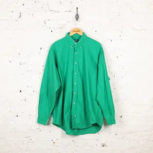 Ralph Lauren Button Down Shirt - Green - XL