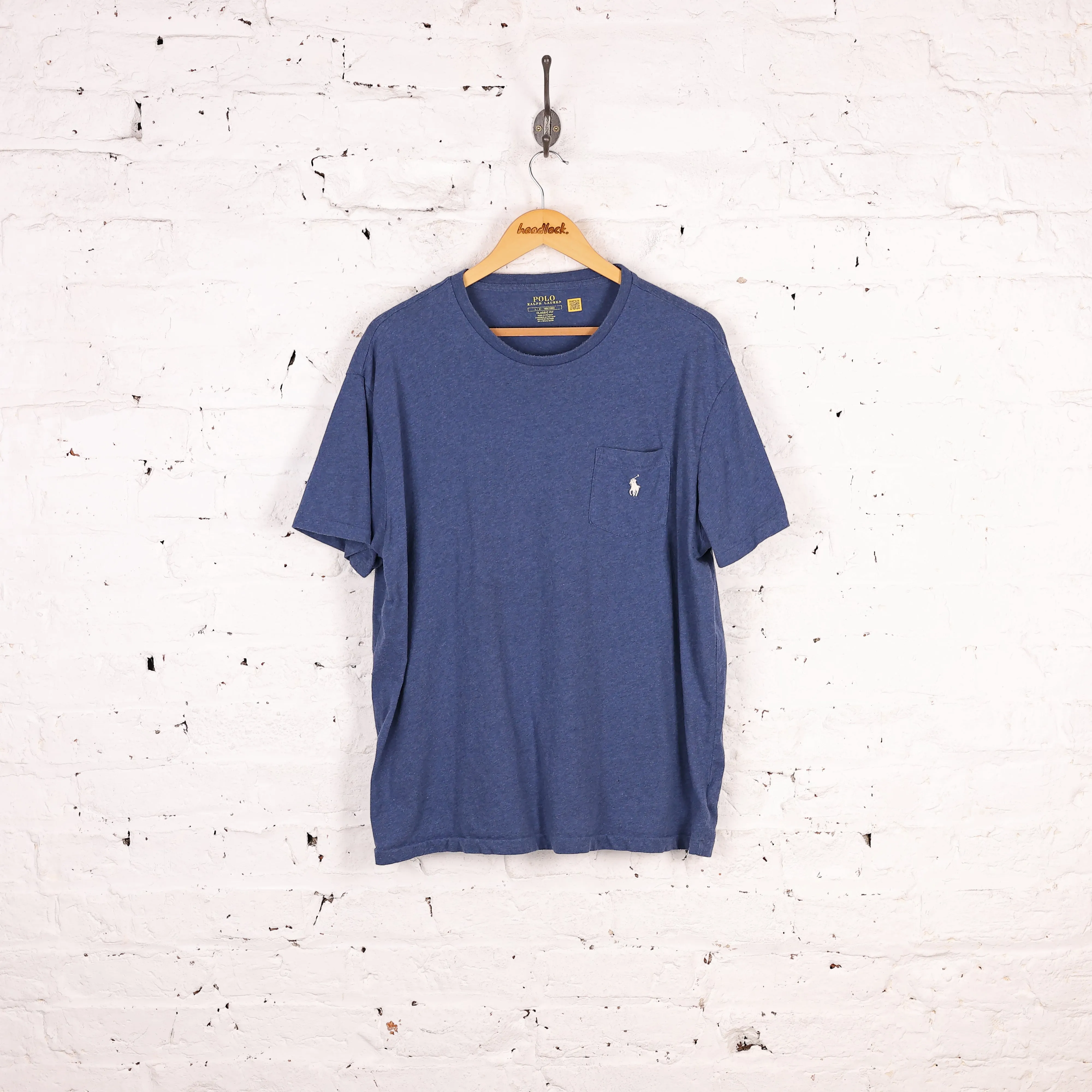 Ralph Lauren Short Sleeve T Shirt - Blue - L