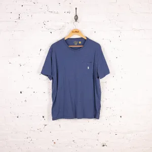 Ralph Lauren Short Sleeve T Shirt - Blue - L