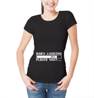 Reality Glitch Womens Baby loading  T-Shirt