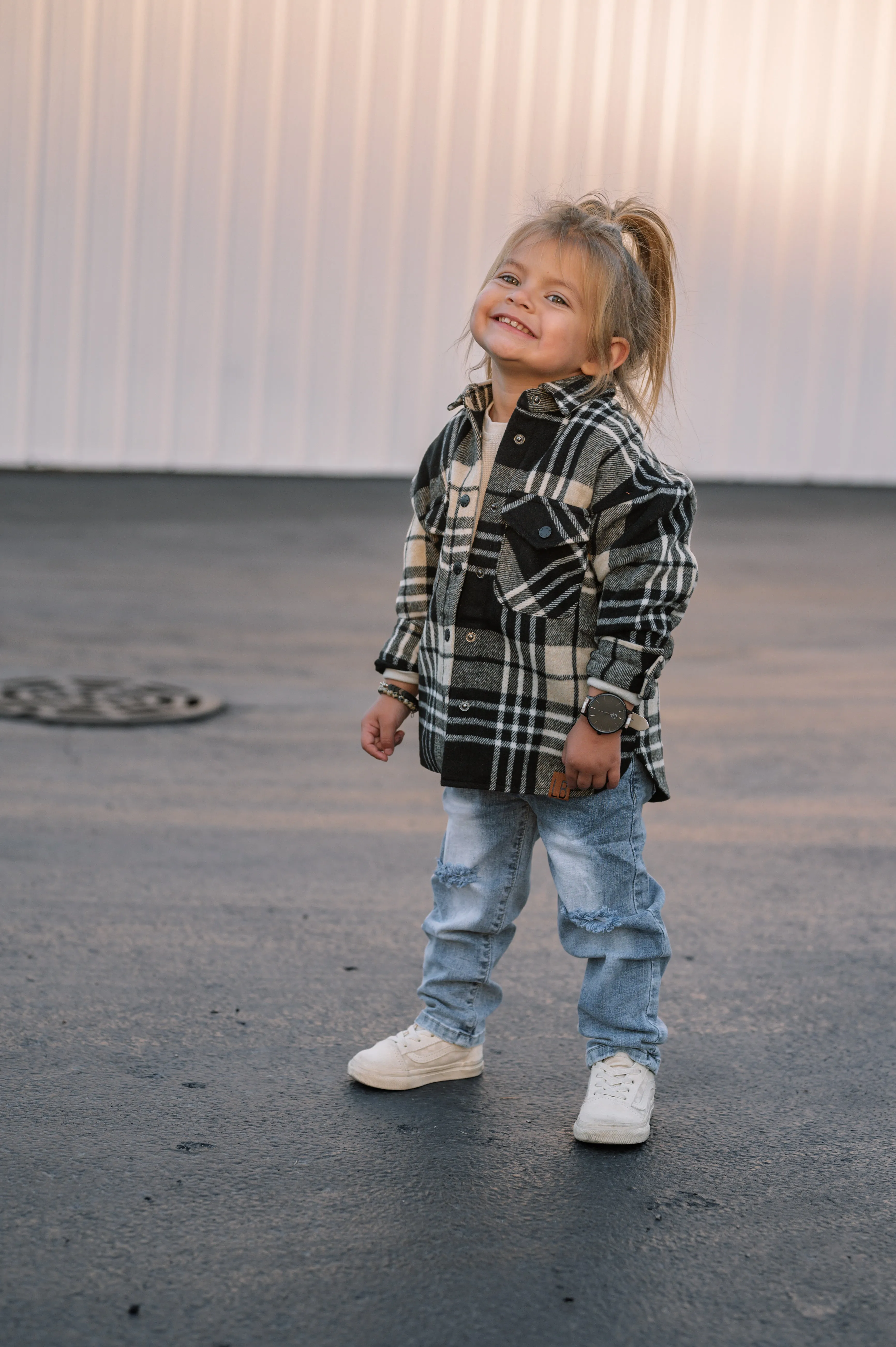 Relaxed Fit Distressed Denim