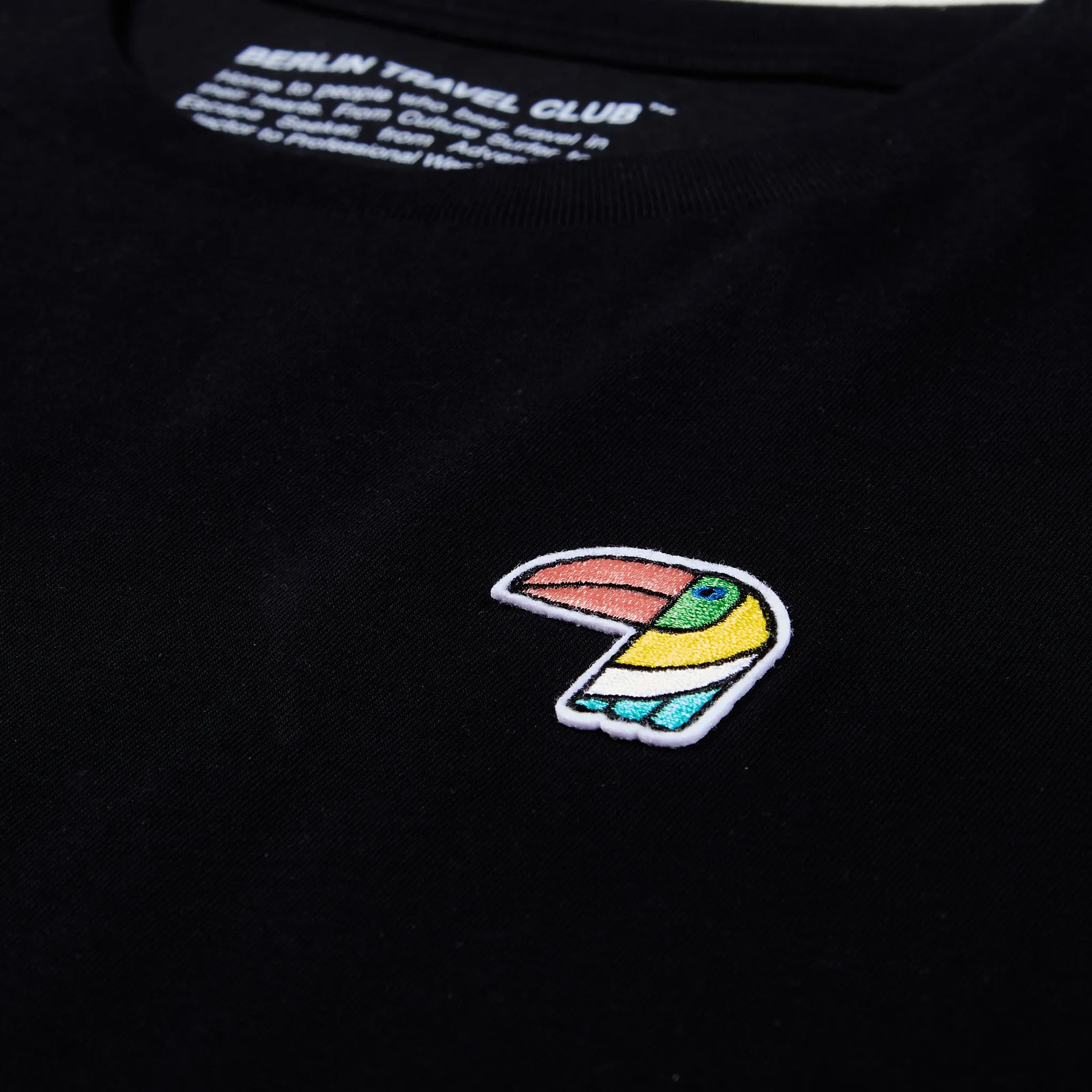 Relaxed T-Shirt "Il Tucano" - Black