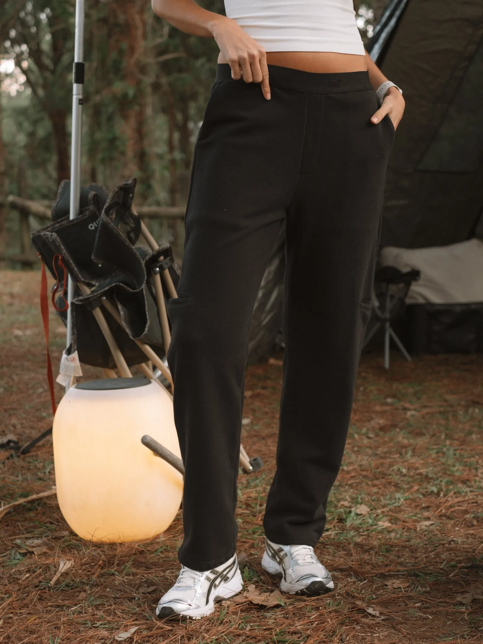 RELAXED TROUSER UNISEX - BLACK