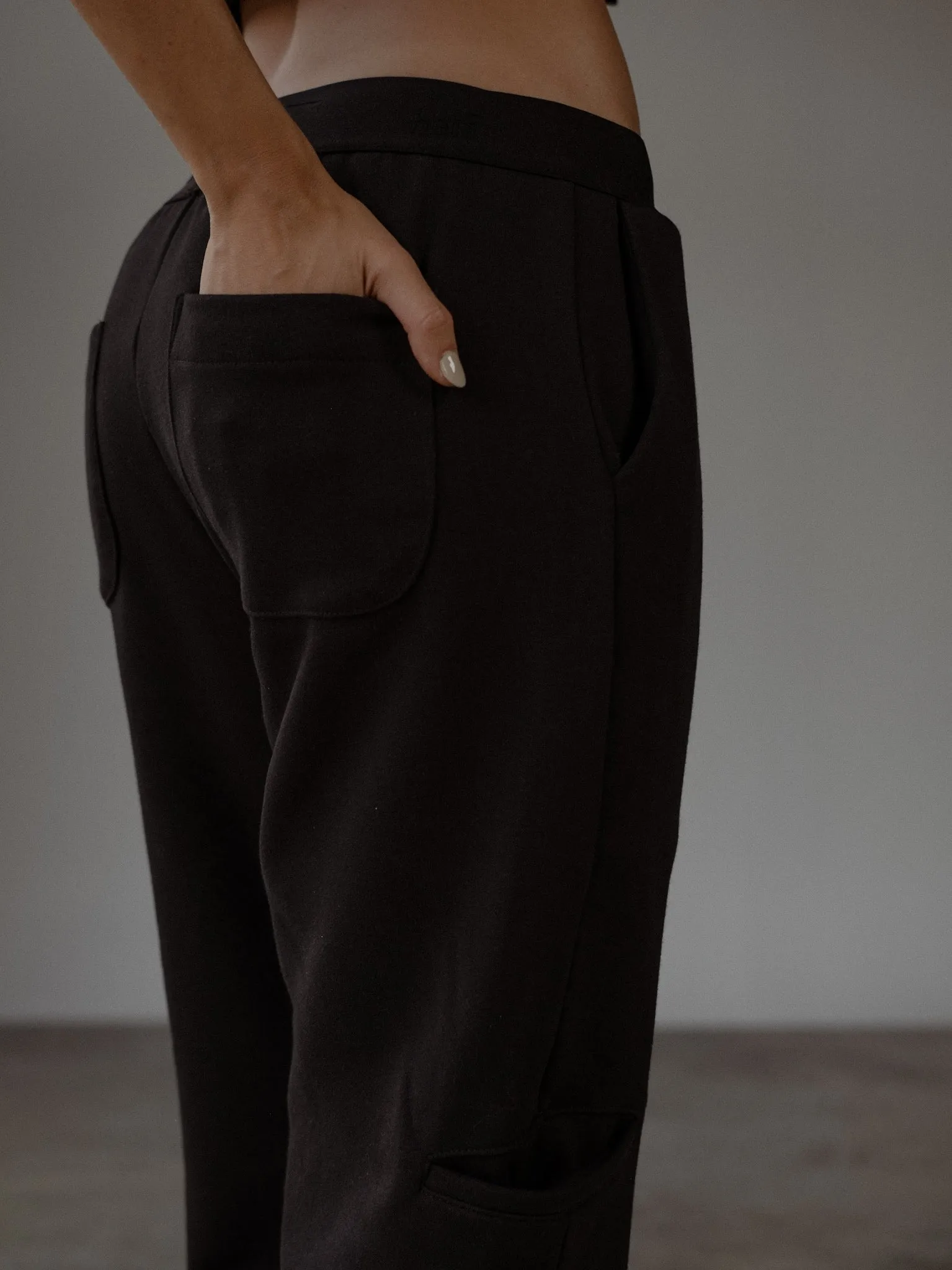 RELAXED TROUSER UNISEX - BLACK