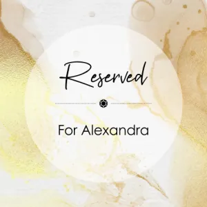 Reserved for Alexandra - 1st Installment, 3 Single Studs in 18k Gold