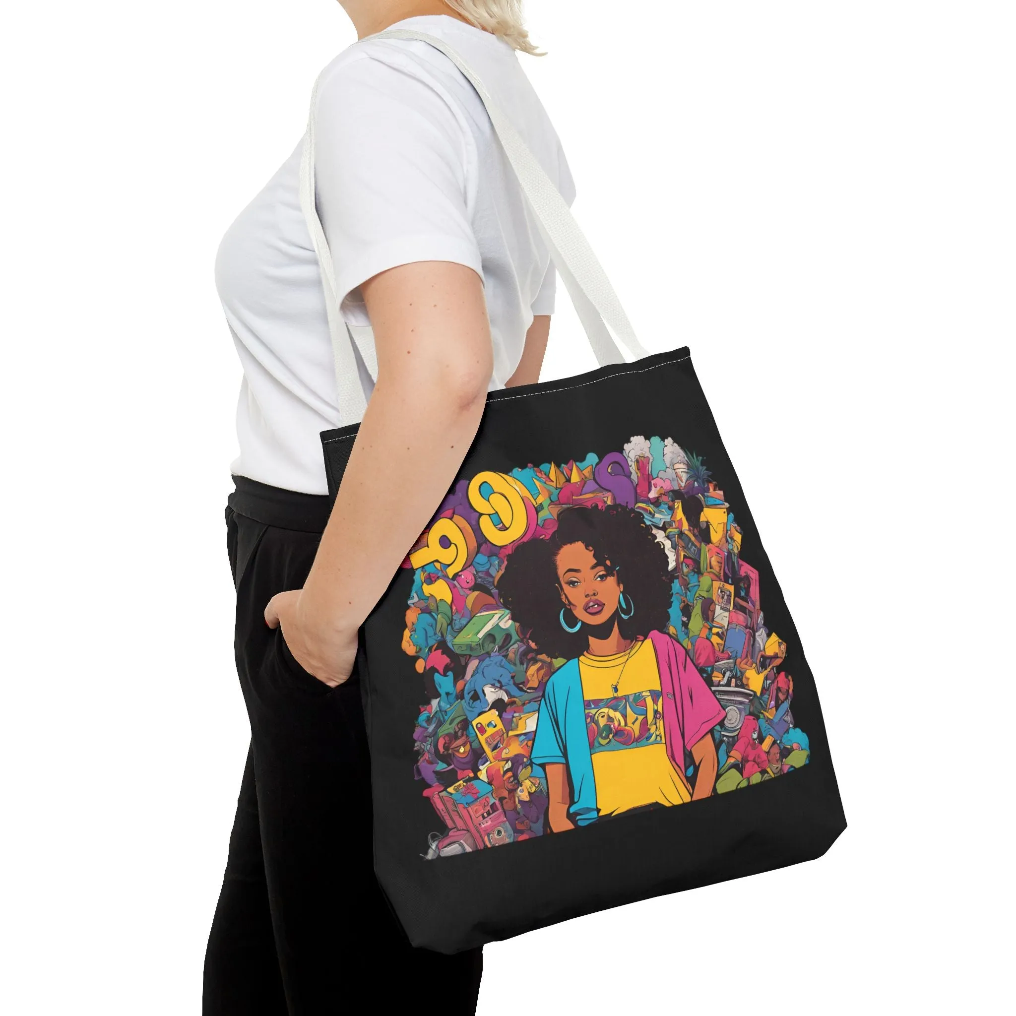 Retro Vibes Tote Bag (Large)