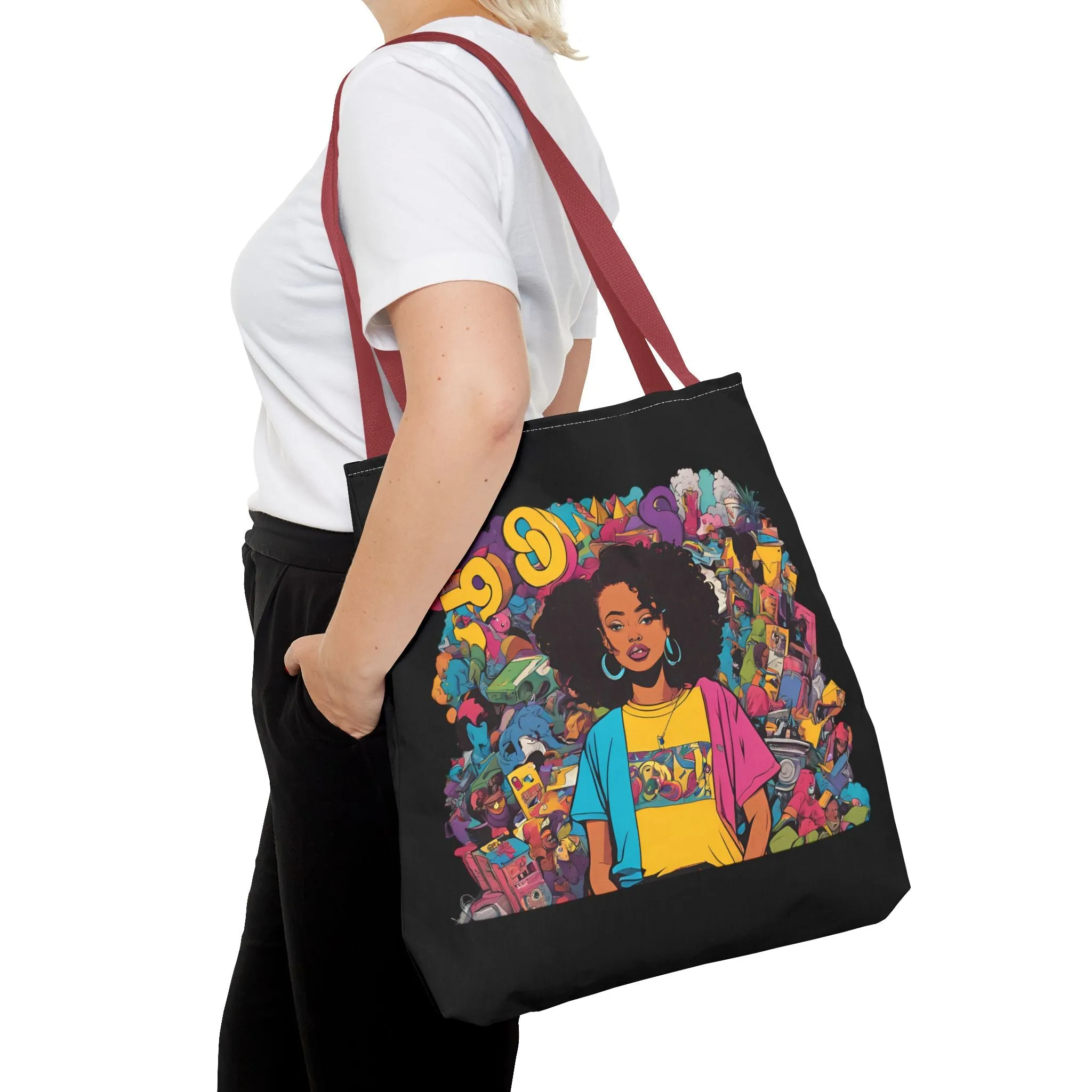 Retro Vibes Tote Bag (Large)