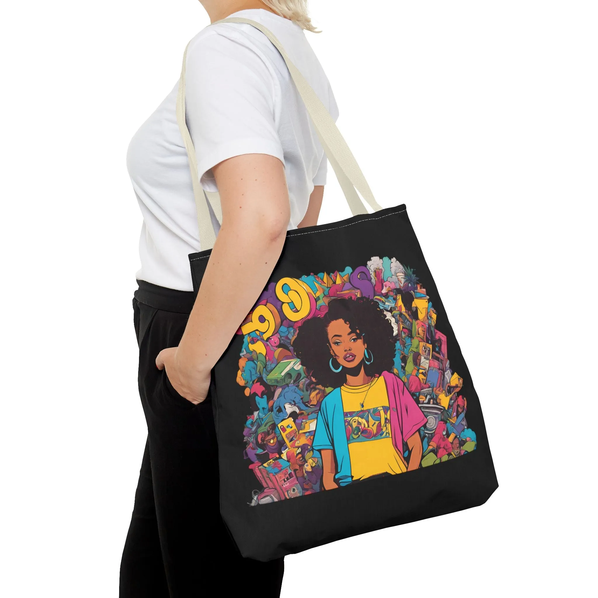 Retro Vibes Tote Bag (Large)