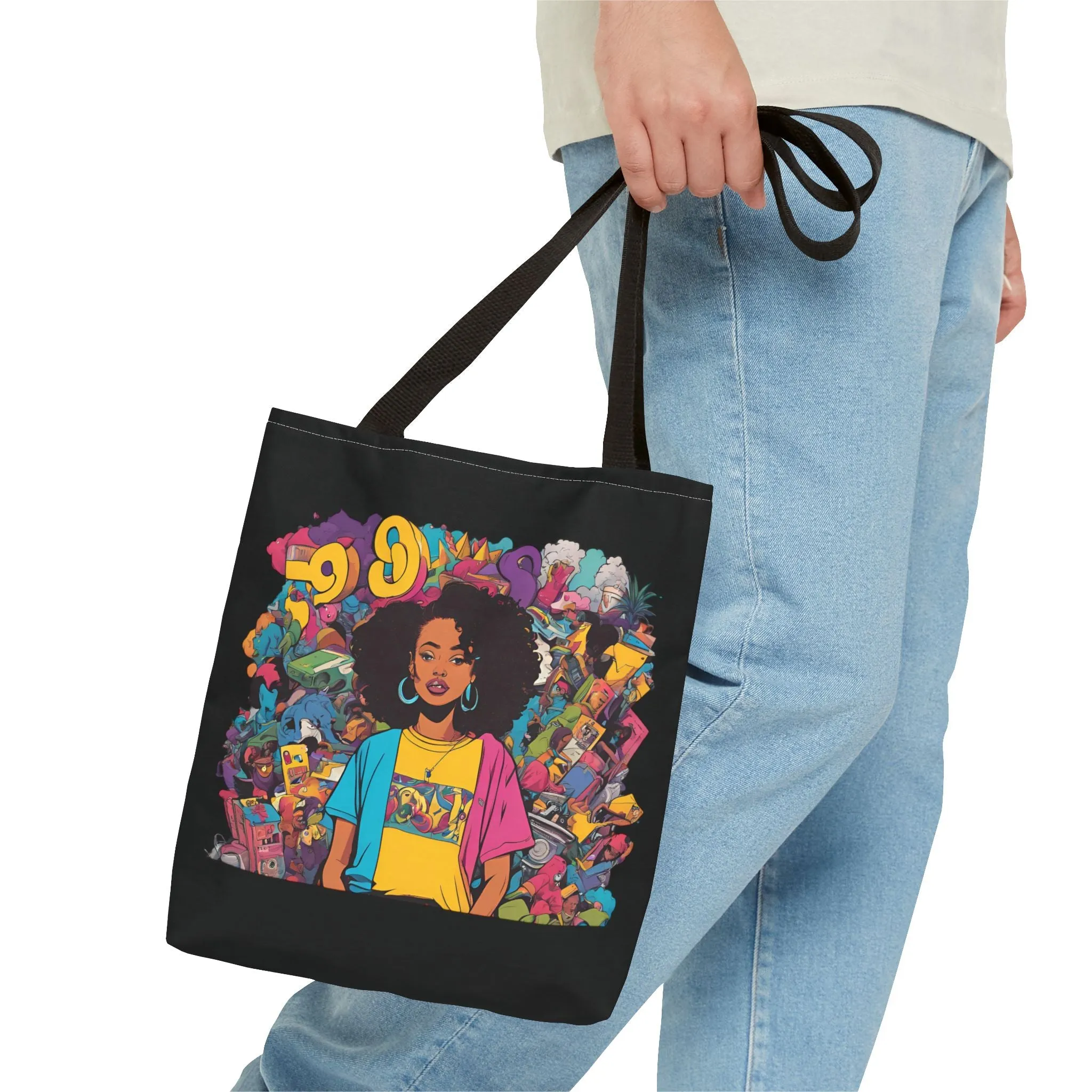 Retro Vibes Tote Bag (Small)