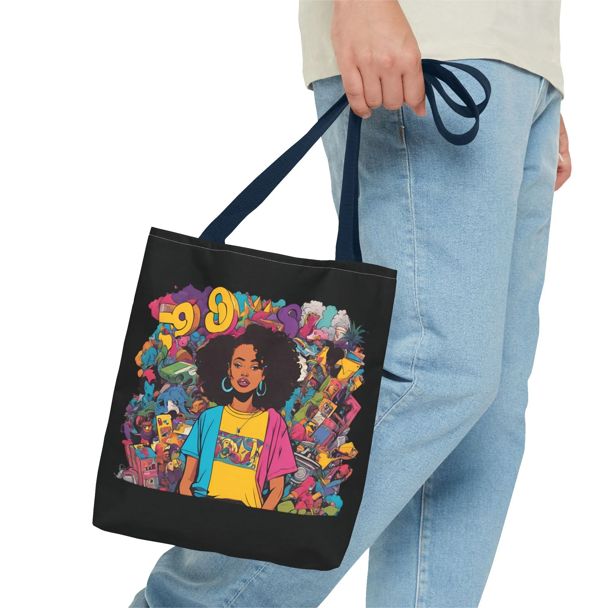 Retro Vibes Tote Bag (Small)