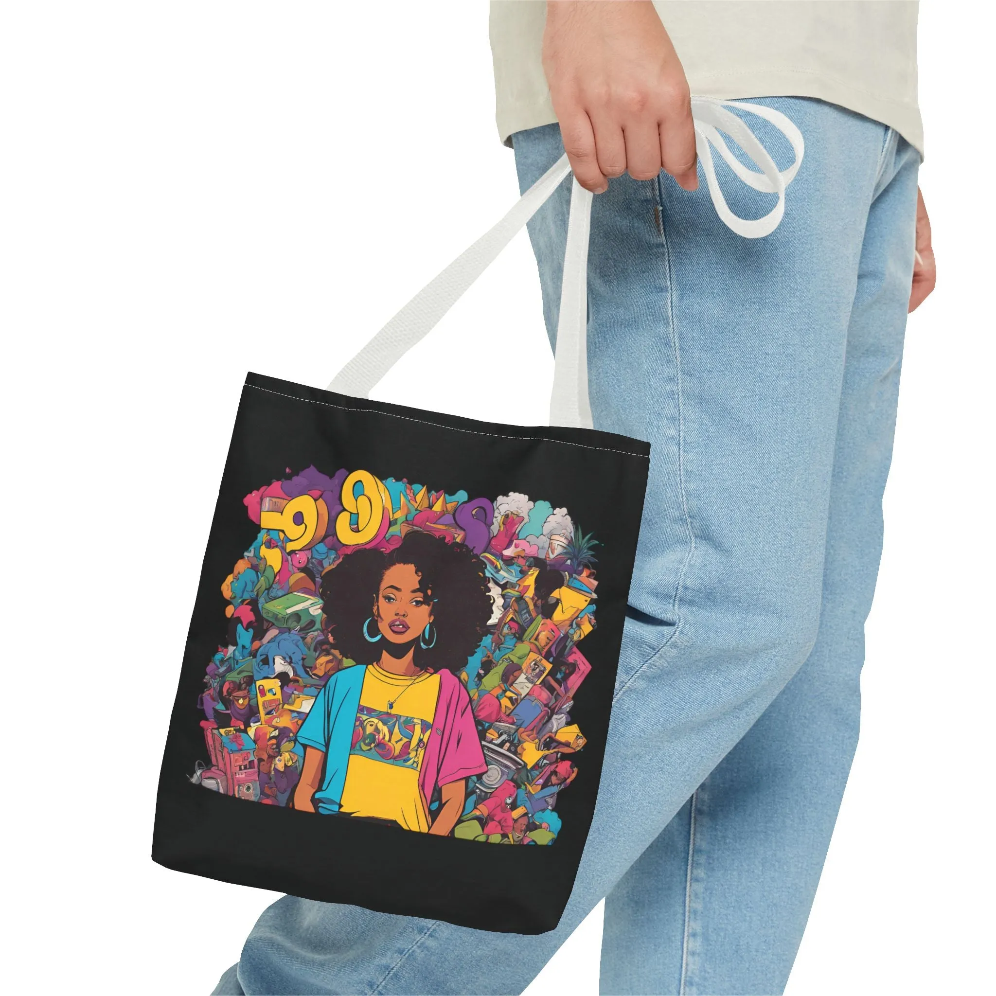 Retro Vibes Tote Bag (Small)