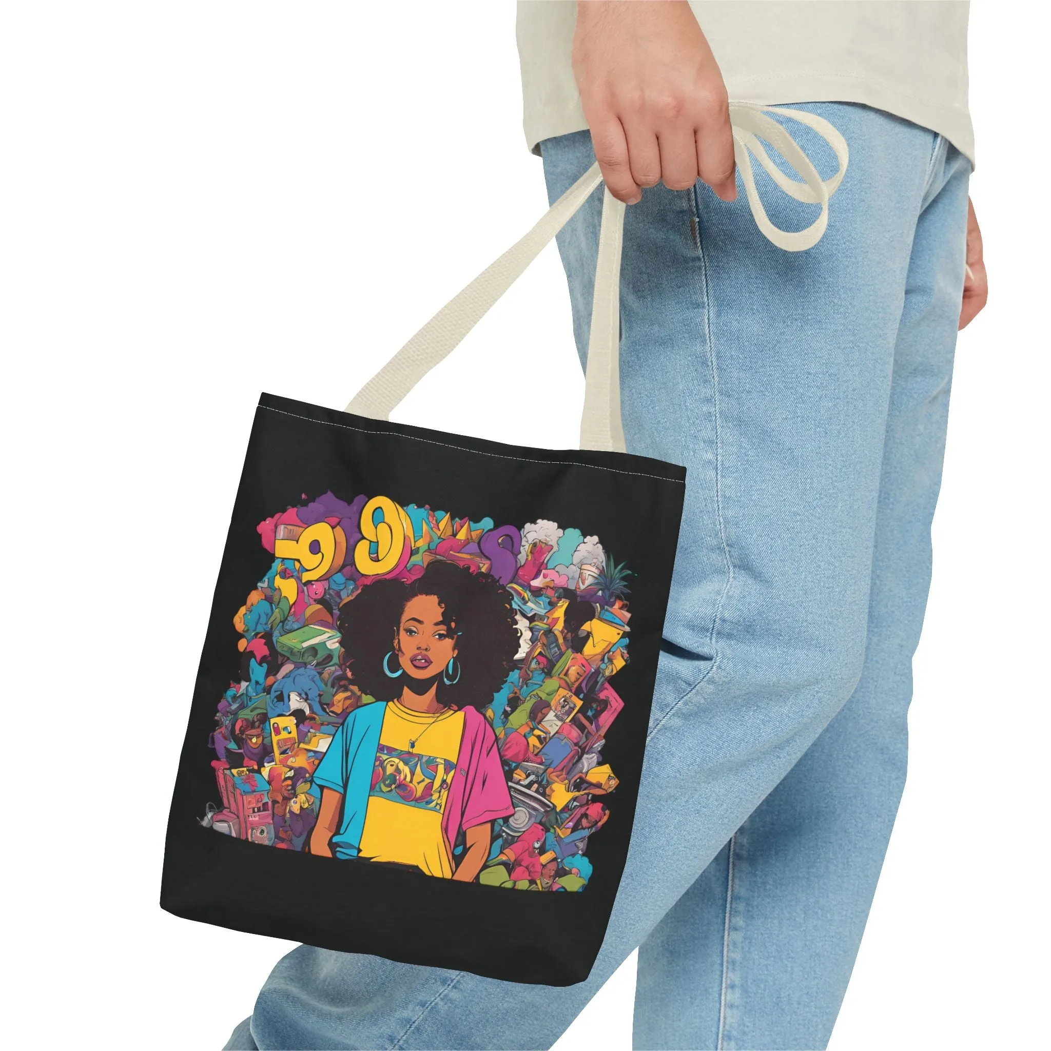 Retro Vibes Tote Bag (Small)