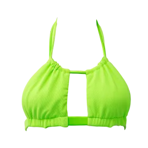Ribbed Lime/Lime Shimmer Iris Top
