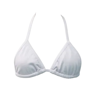 Ribbed White Mia Top
